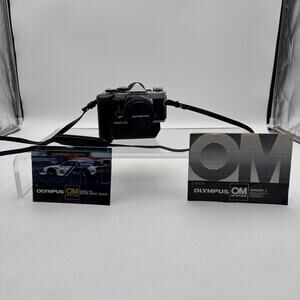 Olympus OM2n MD 35mm W/Winder & Olympus Zuiko Auto-S 1:1.4 50mm Lens/Film